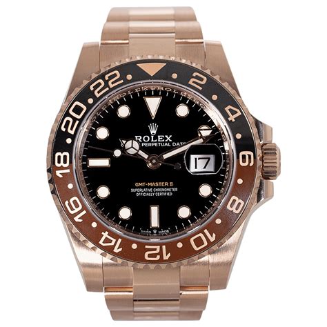 rolex gmt master 2 rose gold